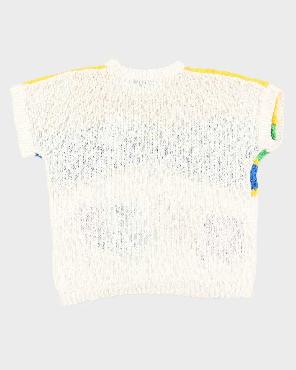 Vintage 90s Fair Set Printed Knit Top - L sold by Rokit product image thumbnail 2