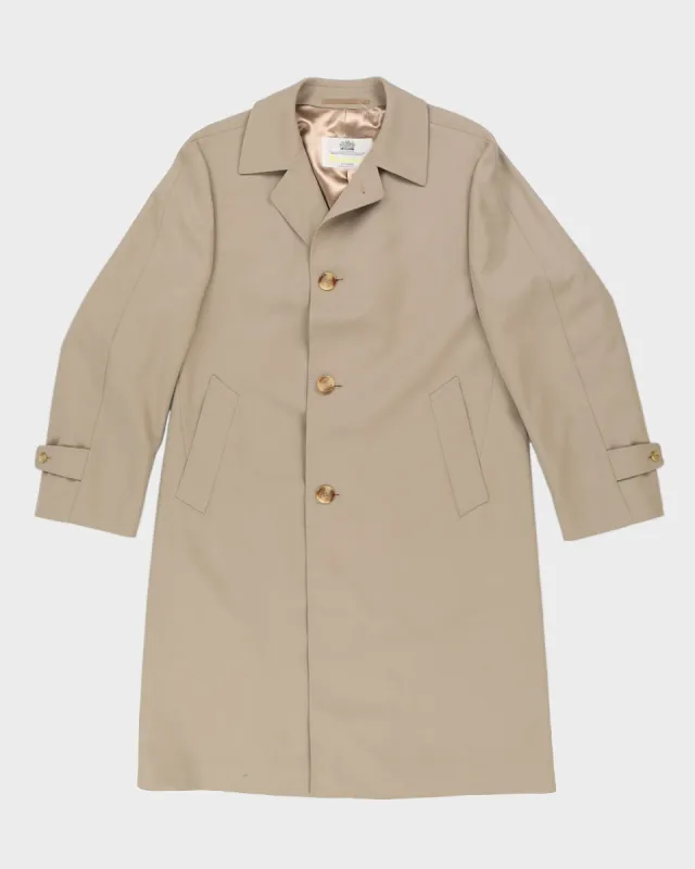 Vintage 80s Aquascutum Beige Mac - M/L sold by Rokit