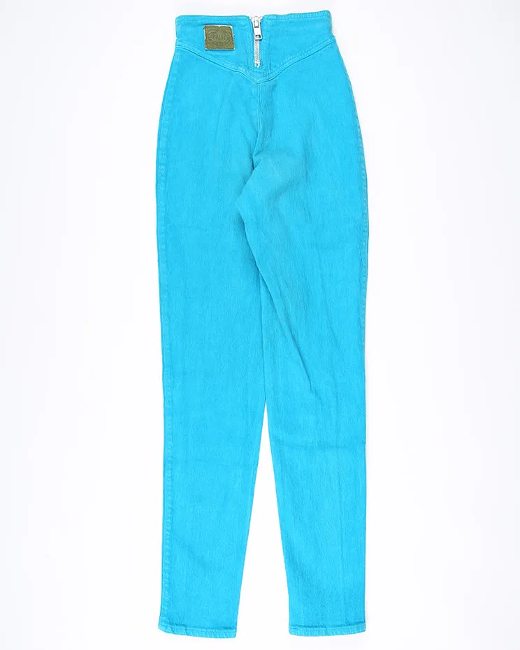 Vintage 90s Pulse high waist jeans - W22 L30 sold by Rokit product image thumbnail 3