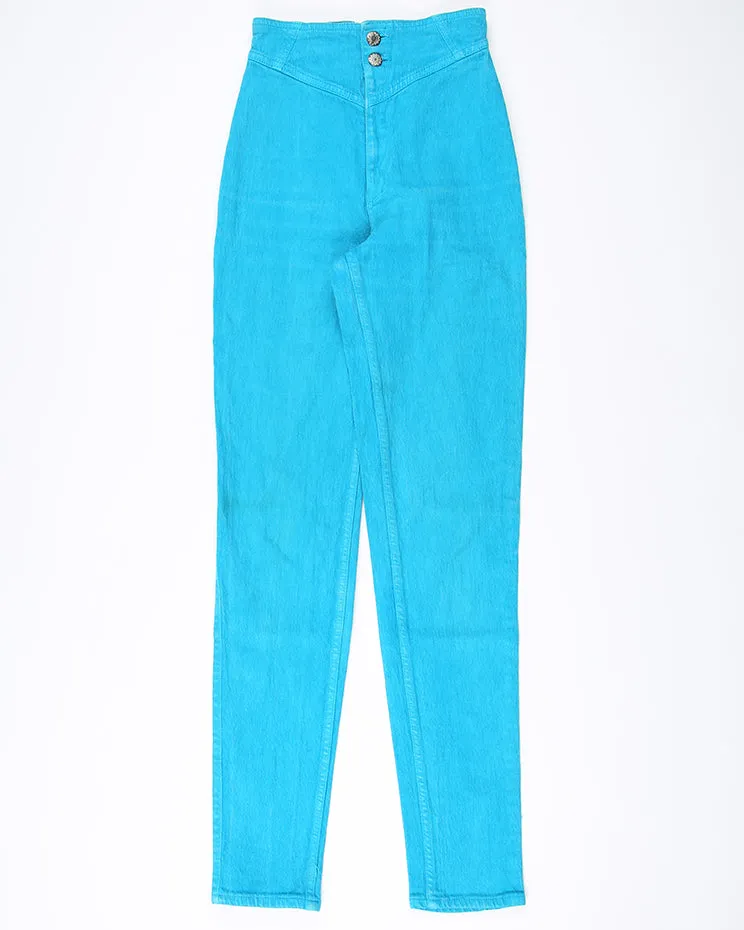 Vintage 90s Pulse high waist jeans - W22 L30 sold by Rokit product image thumbnail 2