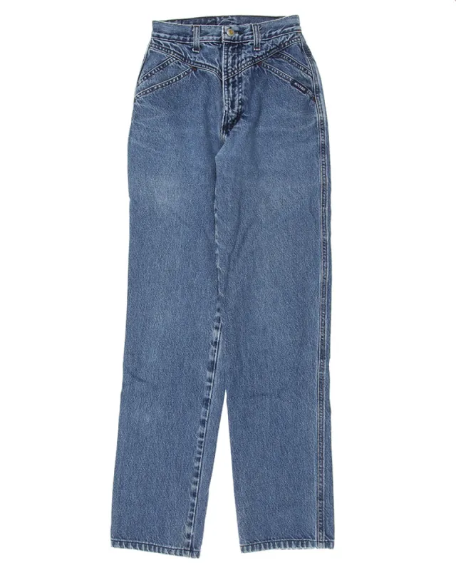 Vintage 90s Rocky Mountain high waist jeans - W23 L32 sold by Rokit