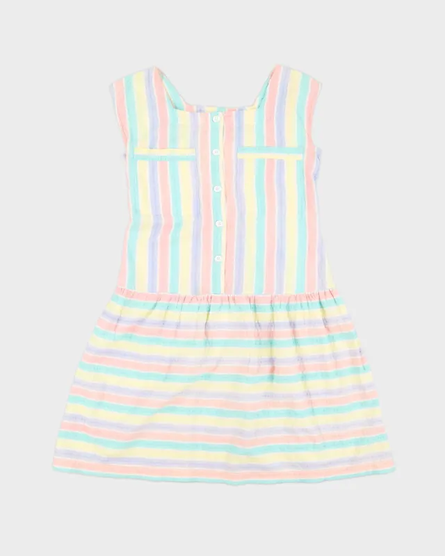 Vintage 90s Northern Spirit Pastel Mini Dress - S made by Rokit