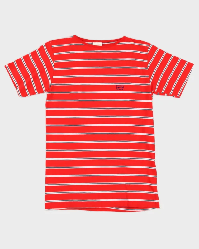 Vintage 70s Levi's Red Striped T-Shirt - M sold by Rokit
