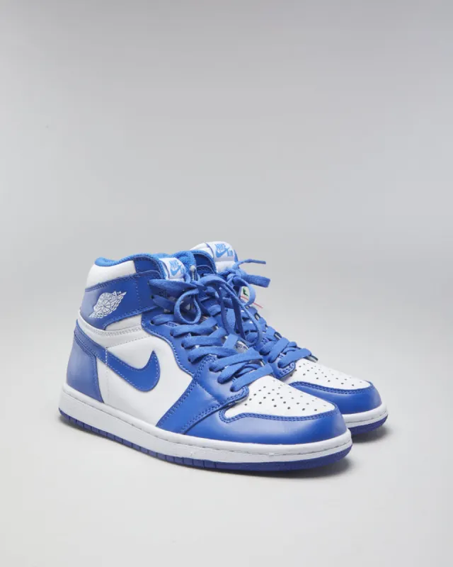 Nike Air Jordan 1 Retro Storm Nike Blue Trainers - EUR 40 sold by Rokit