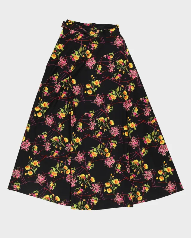 1970's floral wrap skirt - S sold by Rokit