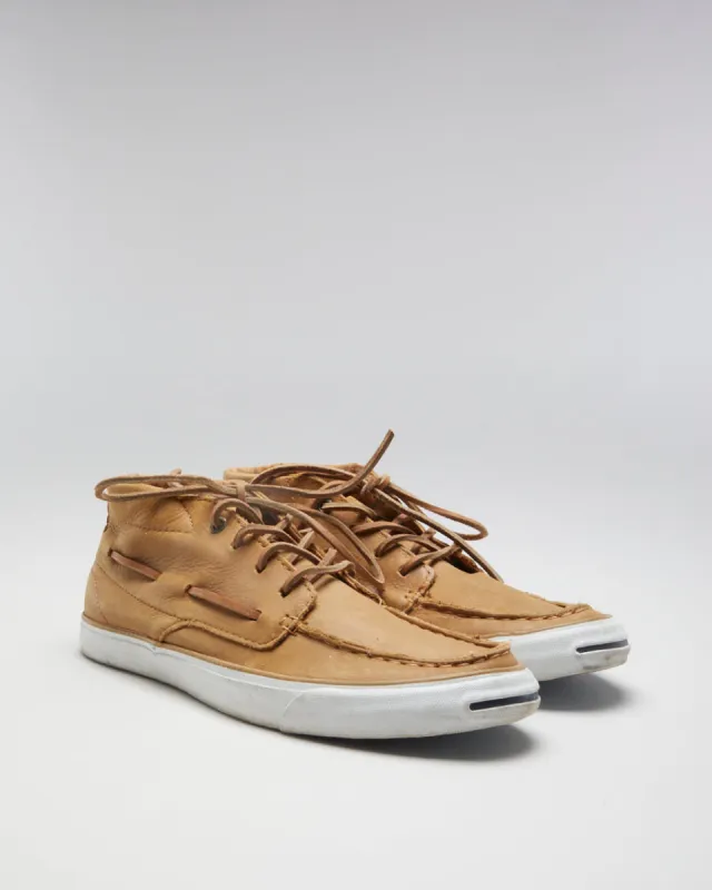 Jack Purcell x Converse Brown Leather Boat Shoes - EUR 41 sold by Rokit