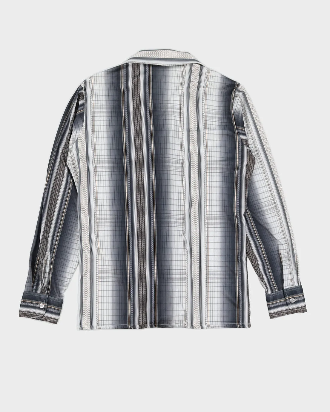 Vintage 1980s Donovan Abstract Print Grey Shirt - M sold by Rokit product image thumbnail 2