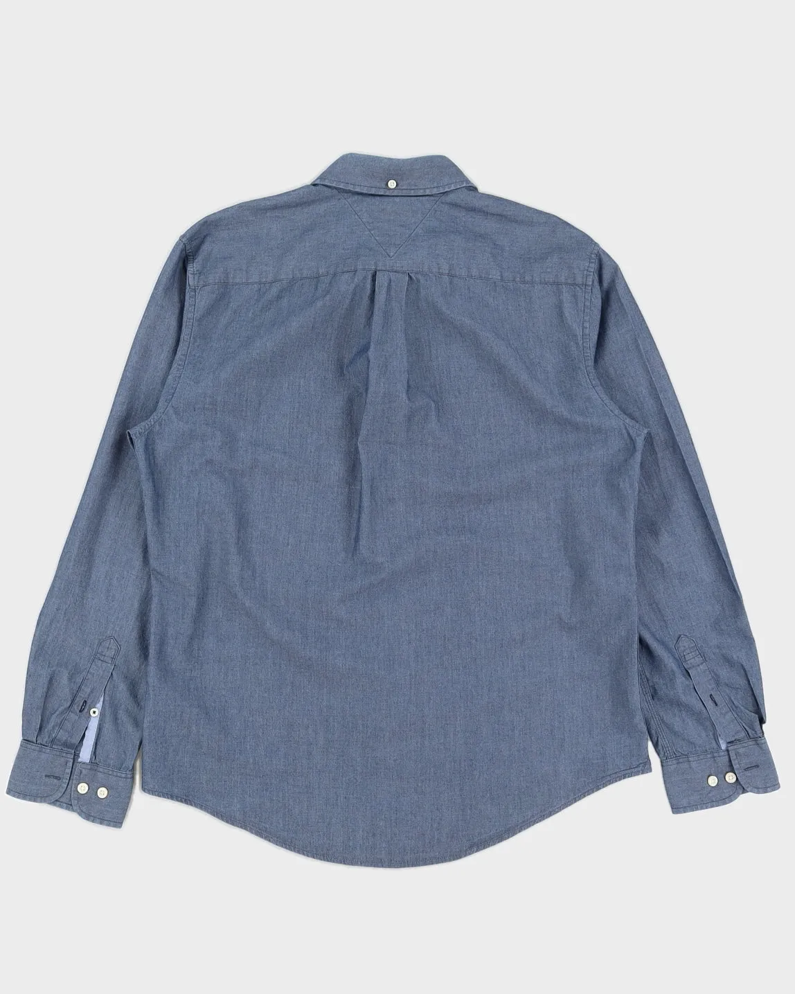Tommy Hilfiger Mock Denim Dress Shirt - L sold by Rokit product image thumbnail 2