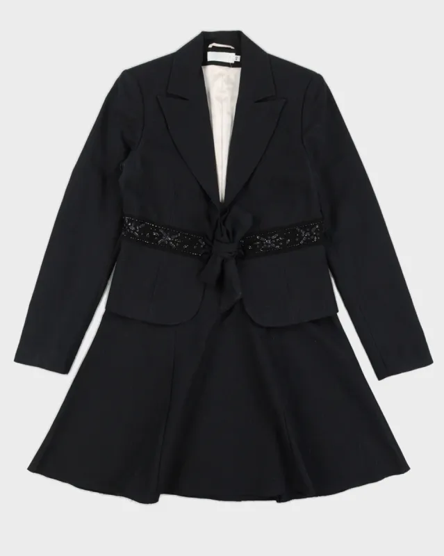 Vintage 90s Chantall Black Skirt Suit - S/M sold by Rokit