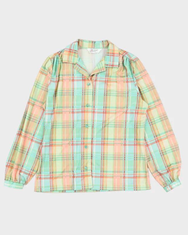 Vintage 1980s Green Pastel Blouse - M sold by Rokit