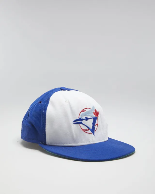 Vintage 90s New Era MLB Toronto Blue Jays White Snapback Cap - Adjustable sold by Rokit