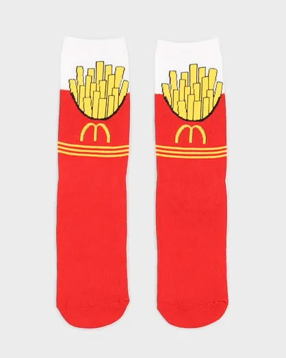 Fries Red Socks - One Size sold by Rokit