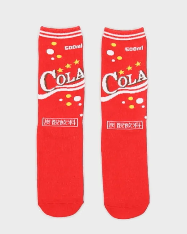 Cola Red Socks - One Size sold by Rokit