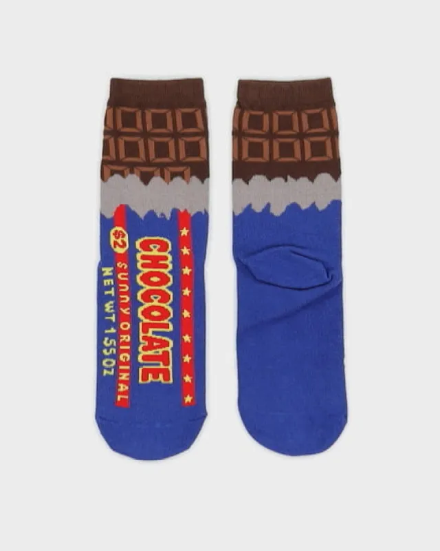 Chocolate Blue Socks - One Size sold by Rokit