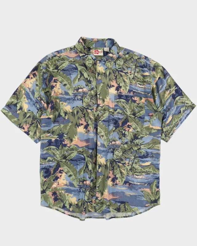 Vintage 90s Hilo Hattie Hawaiian Silk Shirt - L sold by Rokit