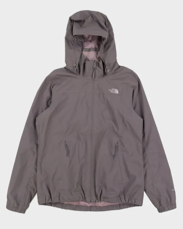 The North Face Grey Hooded DryVent Windbreaker - L sold by Rokit