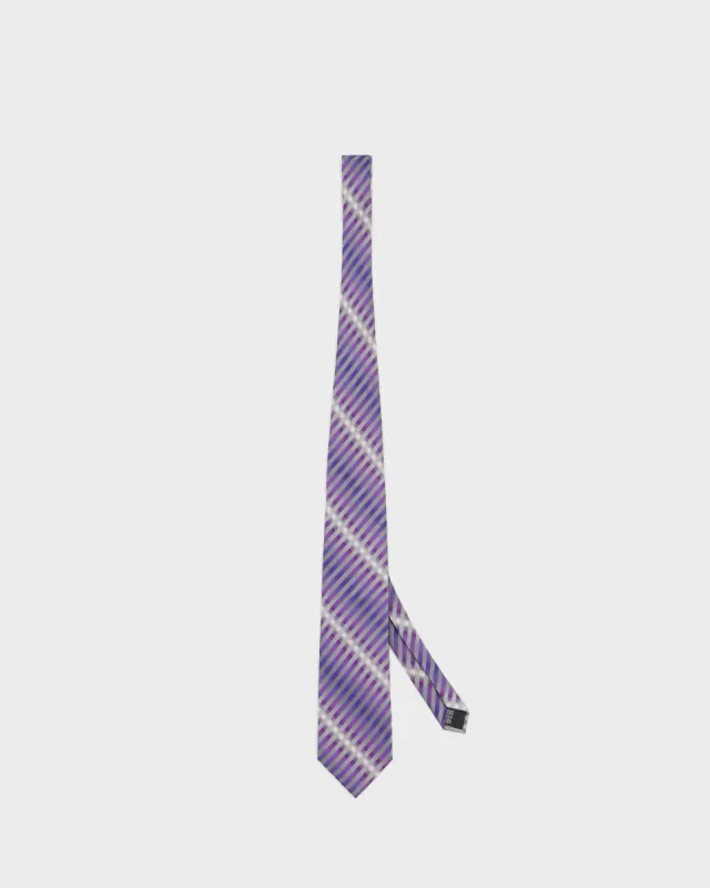 Pierre Cardin Purple Patterned Tie sold by Rokit