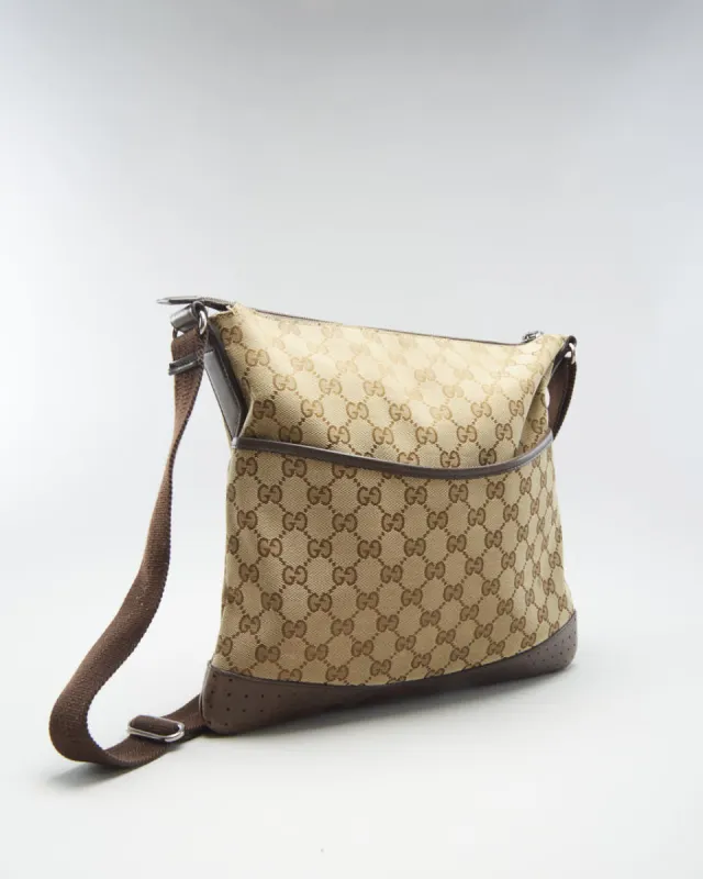 Vintage 90s Gucci GG Monogram Canvas Bag - O/S made by Gucci