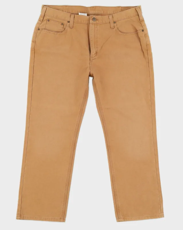 Carhartt Brown Relaxed Fit Trousers - W40 L30 sold by Rokit