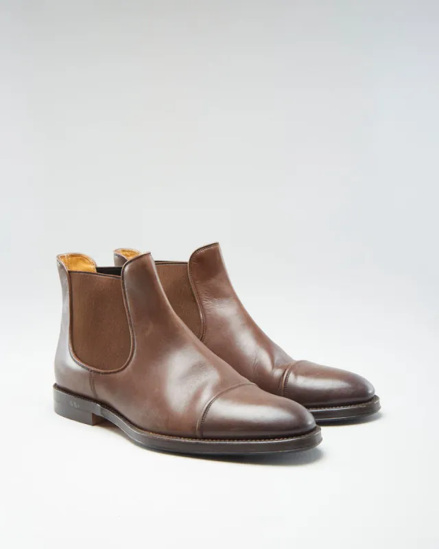 Bally Brown Leather Chelsea Boots - UK 7 sold by Rokit