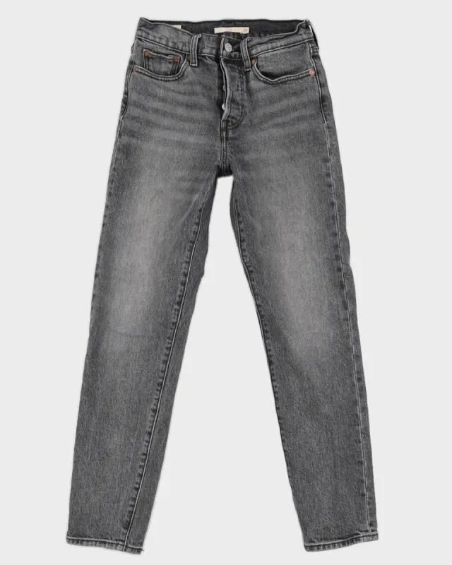 Levi's Grey Wedgie Jeans - W24 L28 sold by Rokit