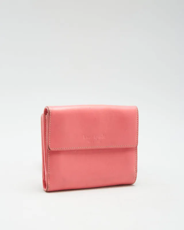 Kate Spade Pink Leather Wallet made by Kate Spade