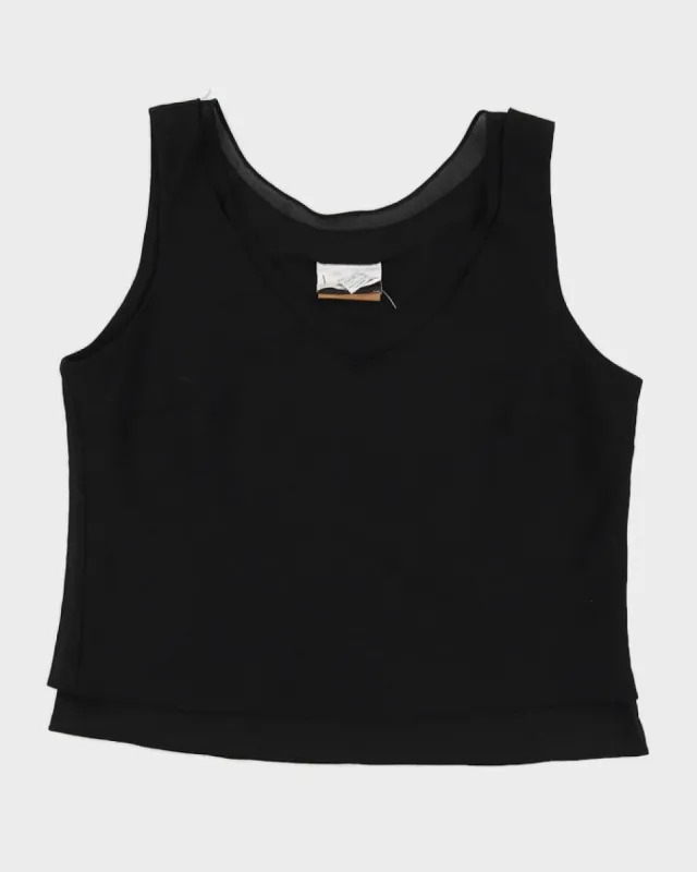 Joseph Ribkoff Black Sleeveless Top - S / M made by Rokit