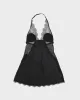 Victoria's Secret Black Halter Neck Slip - XXS sold by Rokit