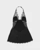 Victoria's Secret Black Halter Neck Slip - XXS sold by Rokit