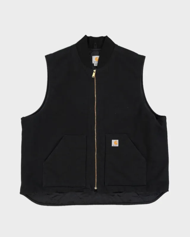 Carhartt Black Canvas Vest - XXXL sold by Rokit