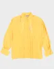 00s Yellow Embroidered Long Sleeve Blouse - L sold by Rokit