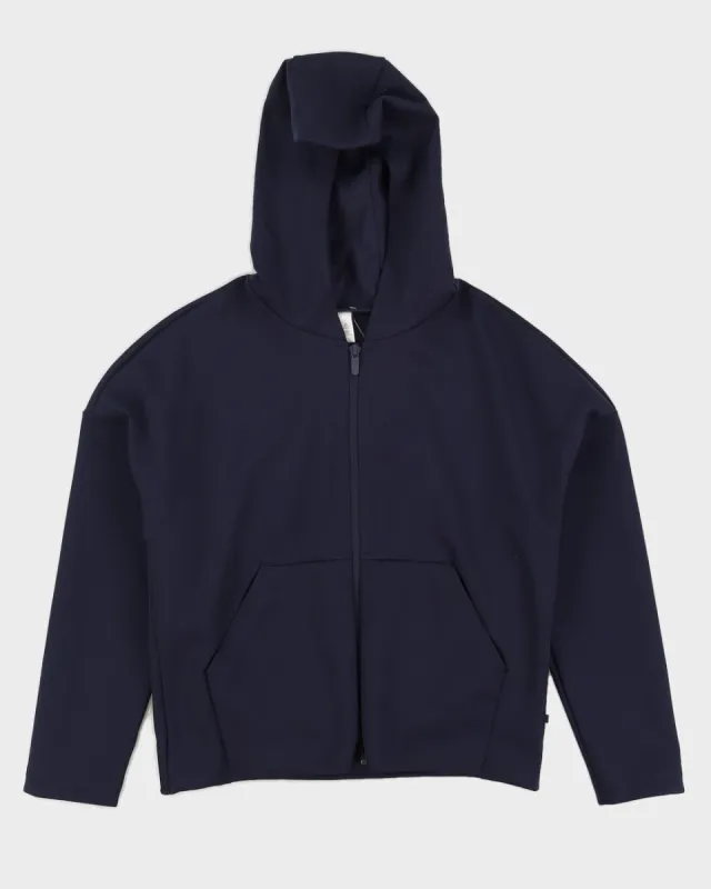 Lululemon Navy Athleisure Hooded Jacket - UK 12 sold by Rokit