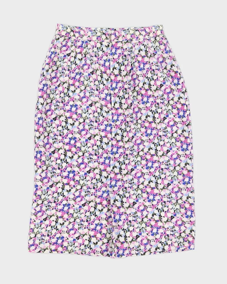 Purple Patterned Pencil Skirt - XS sold by Rokit product image thumbnail 2