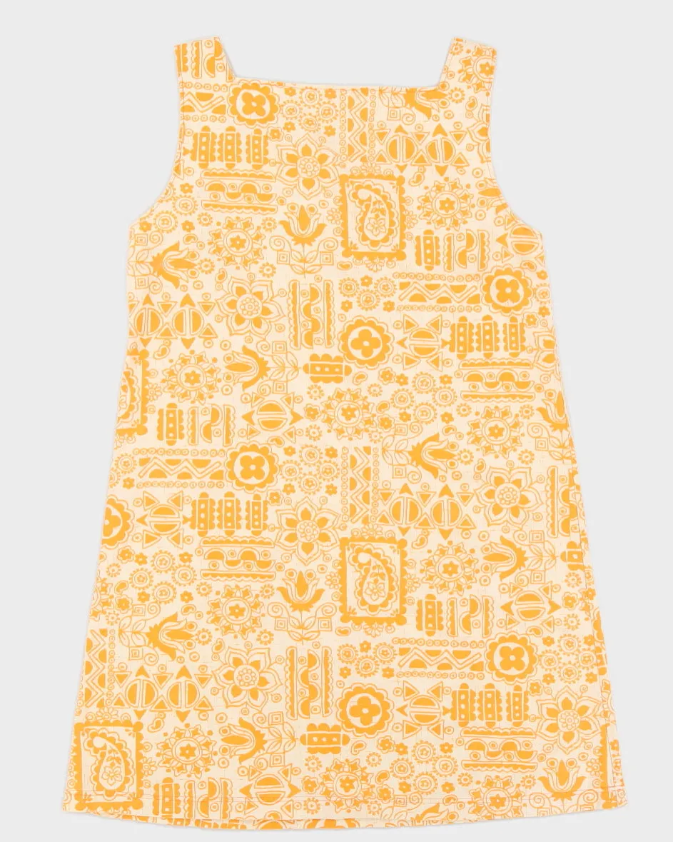 Vintage 1970s Orange Sleeveless Dress - S sold by Rokit product image thumbnail 2