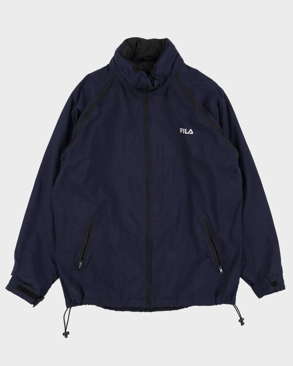 00s Fila Navy Nylon Jacket - L sold by Rokit