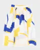 White Patterned Midi Skirt - XS sold by Rokit