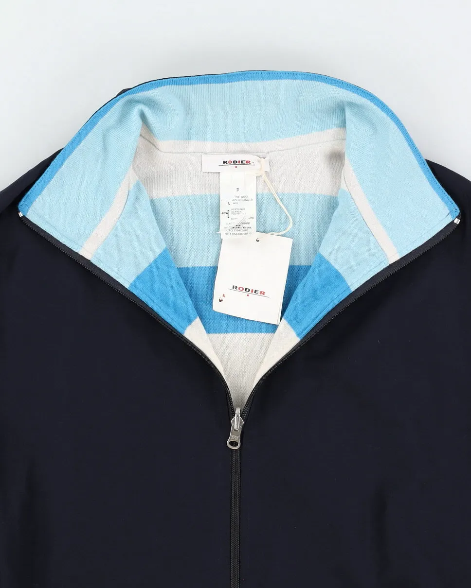 Rodier Men's Navy Zip Down Jacket - L sold by Rokit product image thumbnail 3