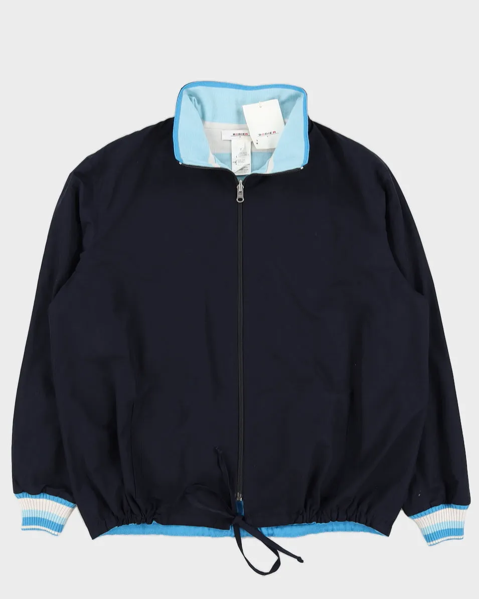 Rodier Men's Navy Zip Down Jacket - L sold by Rokit