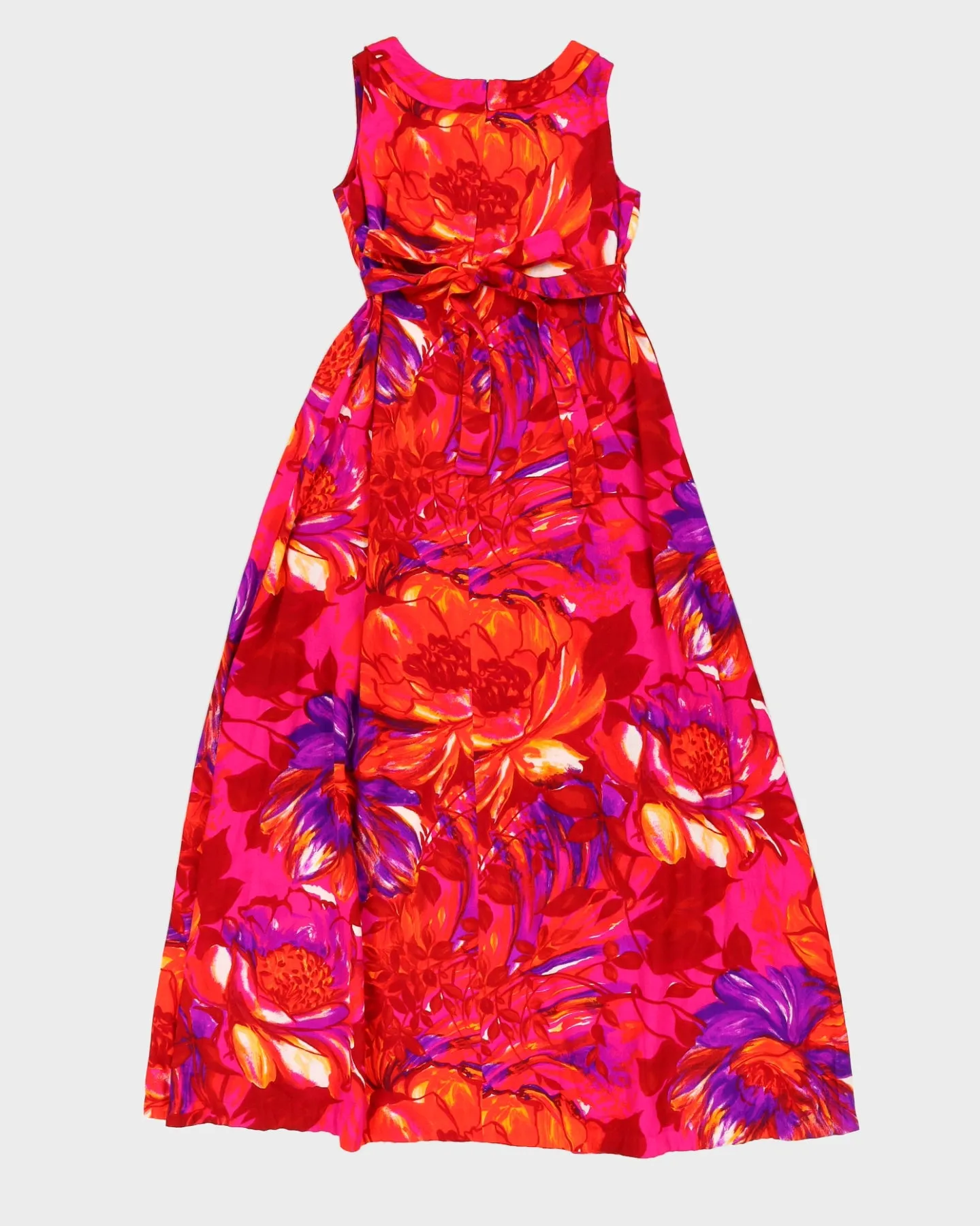 Vintage 1970s Purple Patterned Maxi Dress - S sold by Rokit product image thumbnail 2