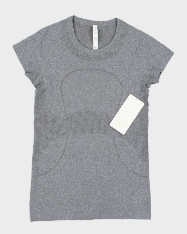 Lululemon Grey Marled Athletic Top - M sold by Rokit