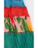 BCBG MaxAzria Green Striped Chiffon Dress - S sold by Rokit