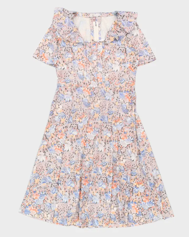 Vintage 1980s Patterned Dress - M sold by Rokit