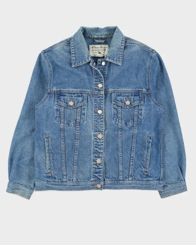 Vintage 90s Eddie Bauer Mid Wash Denim Jacket - M sold by Rokit