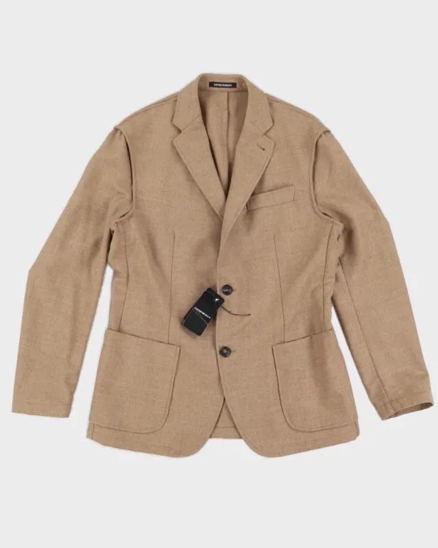 Emporio Armani Fitted Linen Blazer - M sold by Rokit