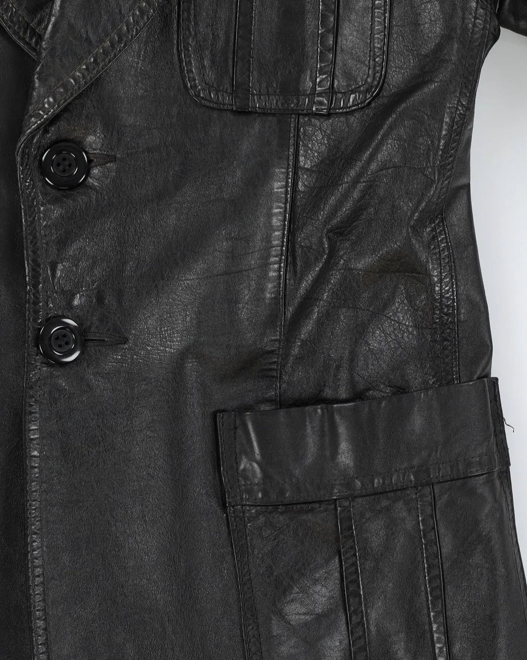 Vintage 80s Leather Jacket - M sold by Rokit product image thumbnail 4