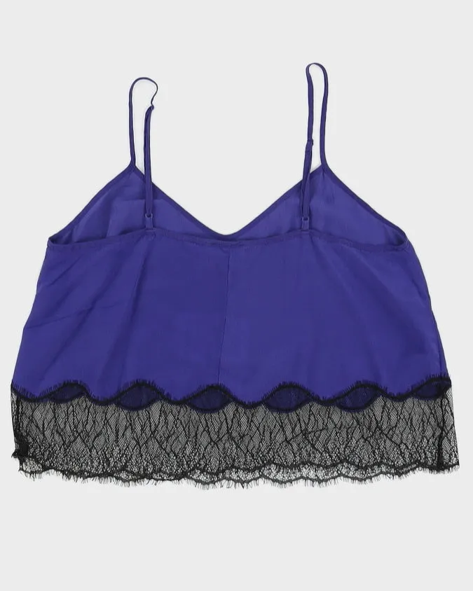 Blue Silk Cami Top - S sold by Rokit product image thumbnail 2