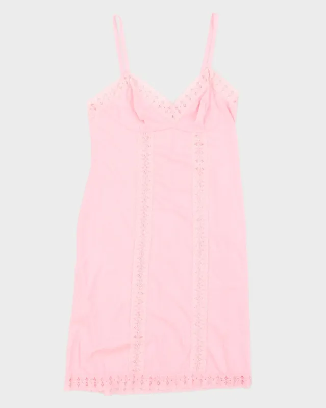 Vintage 1980s Pink Slip Dress - S sold by Rokit