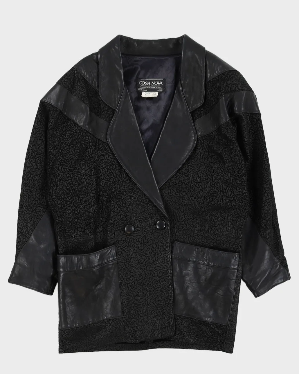 Vintage 80s Oversize Leather Jacket - M sold by Rokit