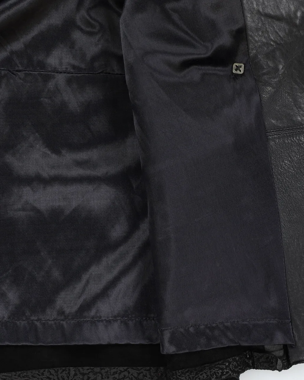 Vintage 80s Oversize Leather Jacket - M sold by Rokit product image thumbnail 5