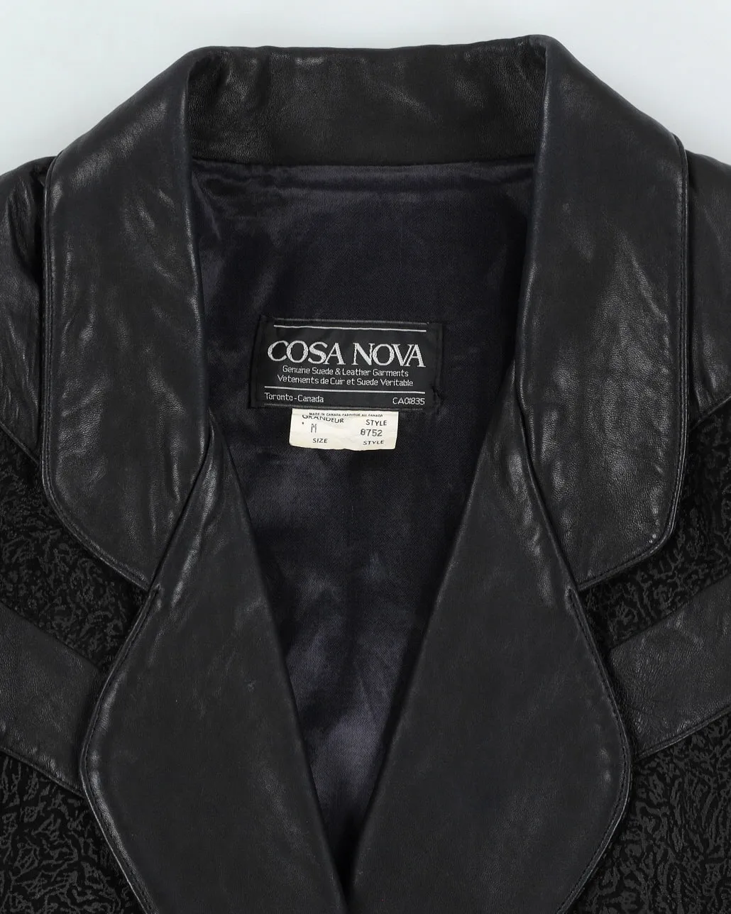 Vintage 80s Oversize Leather Jacket - M sold by Rokit product image thumbnail 3